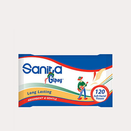 Sanita Gipsy 120 sheet Soft Facial Tissues 1 Piece