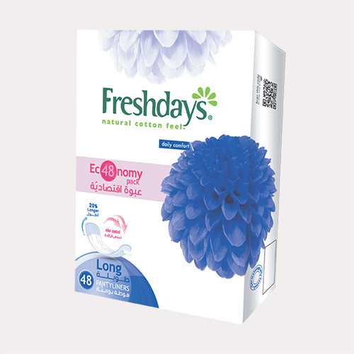 Freshdays Long Economy Pack 48 Pads