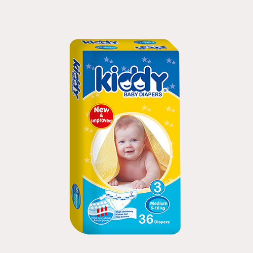 Kiddy Baby Diapers Medium 36 diapers