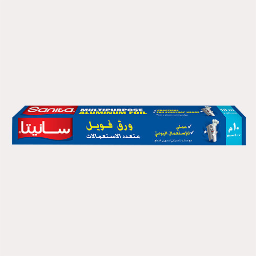 سانيتا الومنيوم فويل متعدد الاستخدامات 10 متر