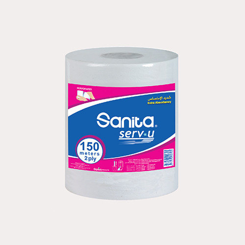 Sanita serv u White Maxi Roll 150 m 1 Roll