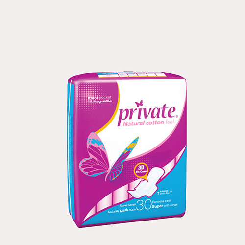 Private Maxi Pocket Super 30 Pads