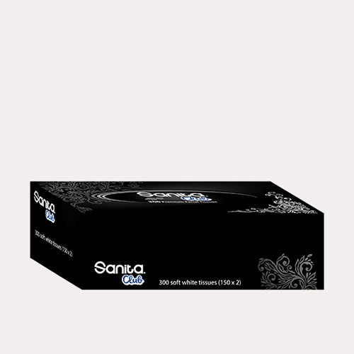 Sanita Club 300 sheet Soft Facial Tissues 1 Piece