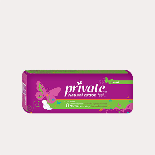 Private Maxi Normal Pads 8 Pads