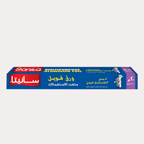 سانيتا الومنيوم فويل متعدد الاستخدامات 20 متر