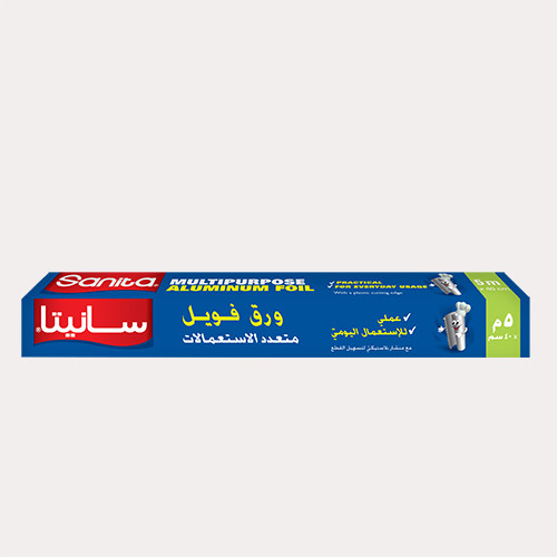 سانيتا الومنيوم فويل متعدد الاستخدامات 5 متر