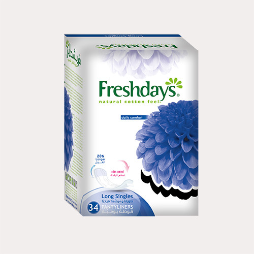 Freshdays Long single 34 Pads