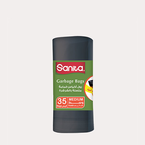 Sanita Garbage Bags Medium Black