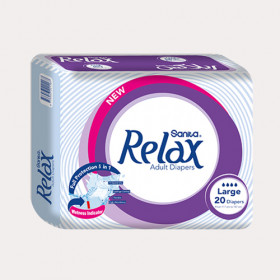 Relax Adult Diapers Large 20 diapers