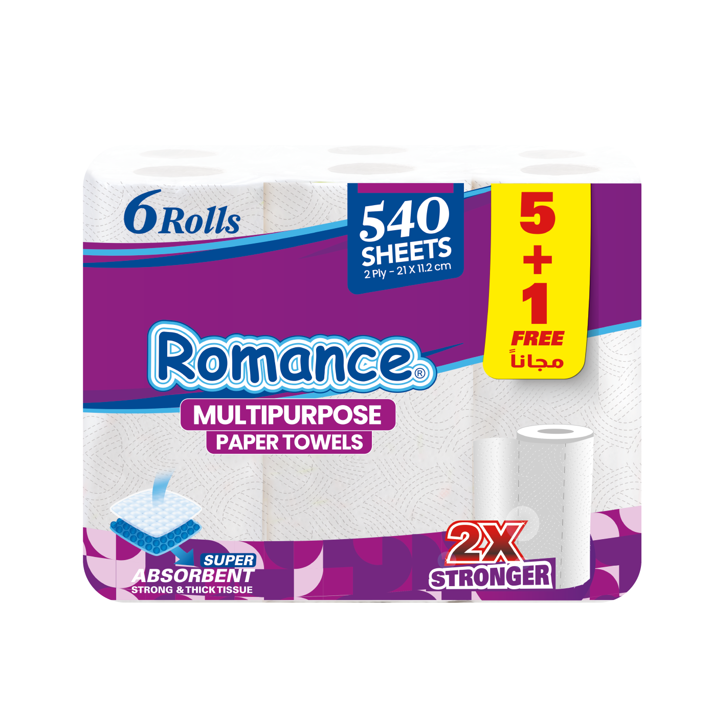 Romance Kitchen Towel  6 Rolls