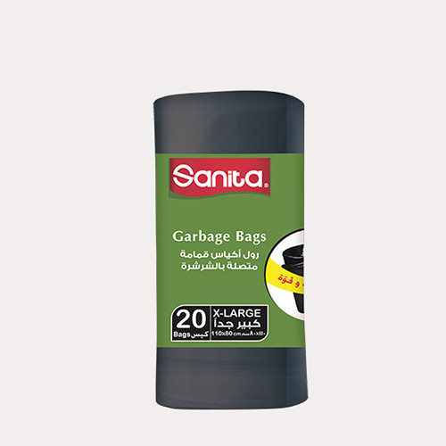 Sanita Garbage Bags Extra Large Black